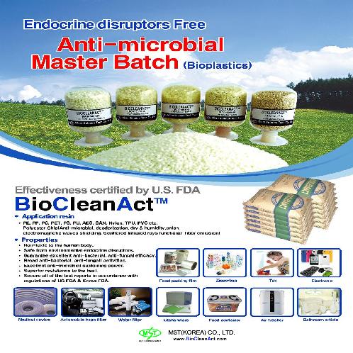 Anti-microbial master batch (Bioplastic raw materials)
